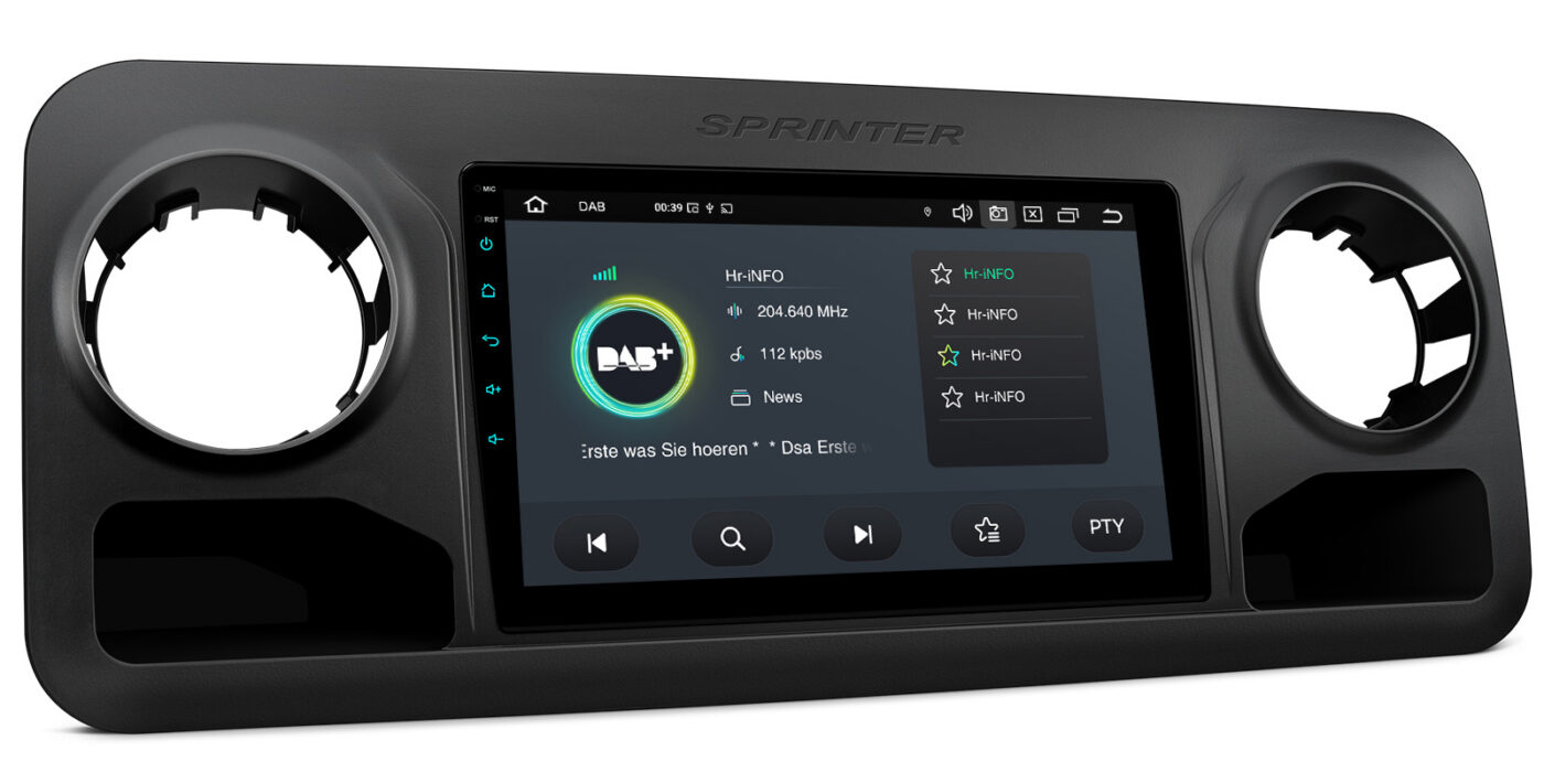 Mercedes-Benz Sprinter (2018-2025) | Android 14 | 4+64GB | 4G | Gyroscope | DAB+ | GPS мультимедийная магнитола - RDS радио и DSP звук