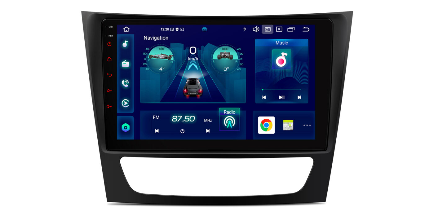 Mercedes-Benz E-Class W211 (2002-2008) | CLS W219 (2005-2006) | Android 14 | 4+64GB | 4G | Gyroscope | DAB+ | GPS мультимедийная магнитола - Apple CarPlay и Android Auto