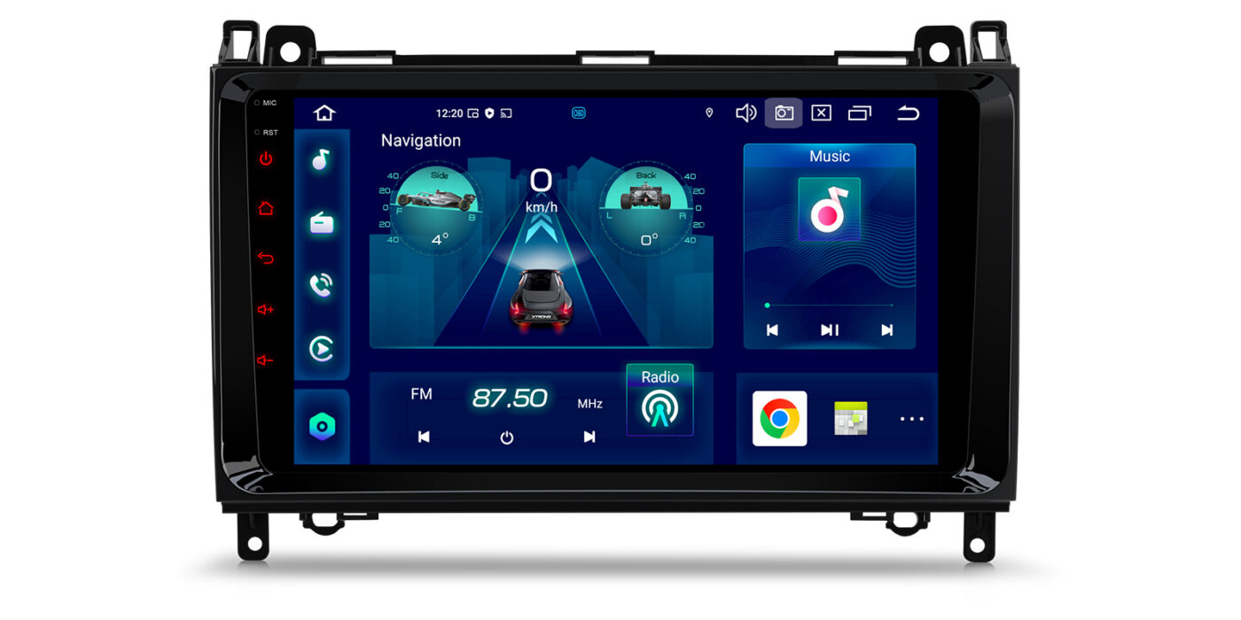 Mercedes-Benz Sprinter | Vito & Viano (2006-2020) | A-Class | B-Class W245 | Android 14 | 4+64GB | 4G | Gyroscope | DAB+ | GPS autoraadio ja multimeediakeskus - RDS raadio ja DSP heli
