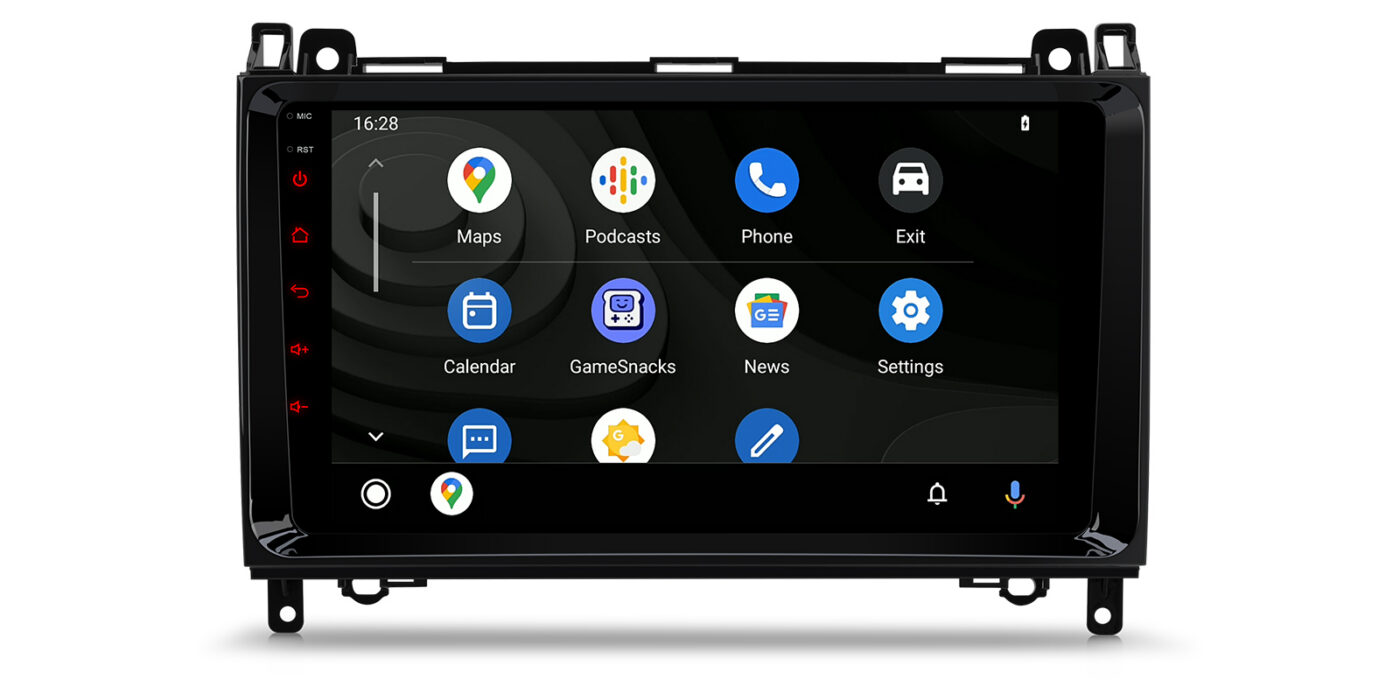 Mercedes-Benz Sprinter | Vito & Viano (2006-2020) | A-Class | B-Class W245 | Android 14 | 4+64GB | 4G | Gyroscope | DAB+ | GPS autoraadio ja multimeediakeskus - Apple CarPlay ja Android Auto