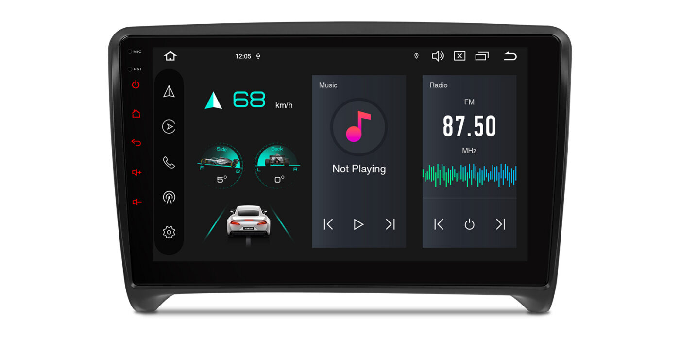 Audi TT (2006-2012) | Android 14 | 4+64GB | 4G | Gyroscope | DAB+ | GPS autoraadio ja multimeediakeskus - Töökindel riistvara igapäevaseks kasutamiseks
