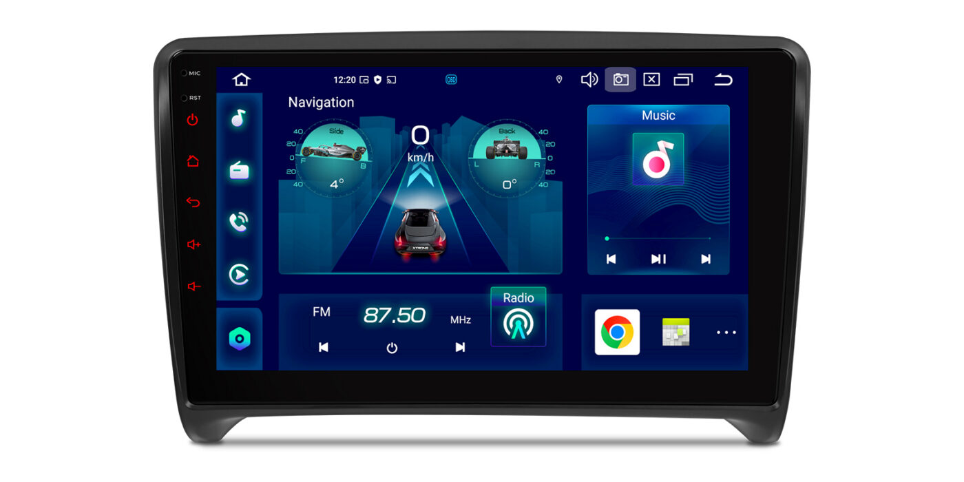 Audi TT (2006-2012) | Android 14 | 4+64GB | 4G | Gyroscope | DAB+ | GPS autoraadio ja multimeediakeskus - RDS raadio ja DSP heli