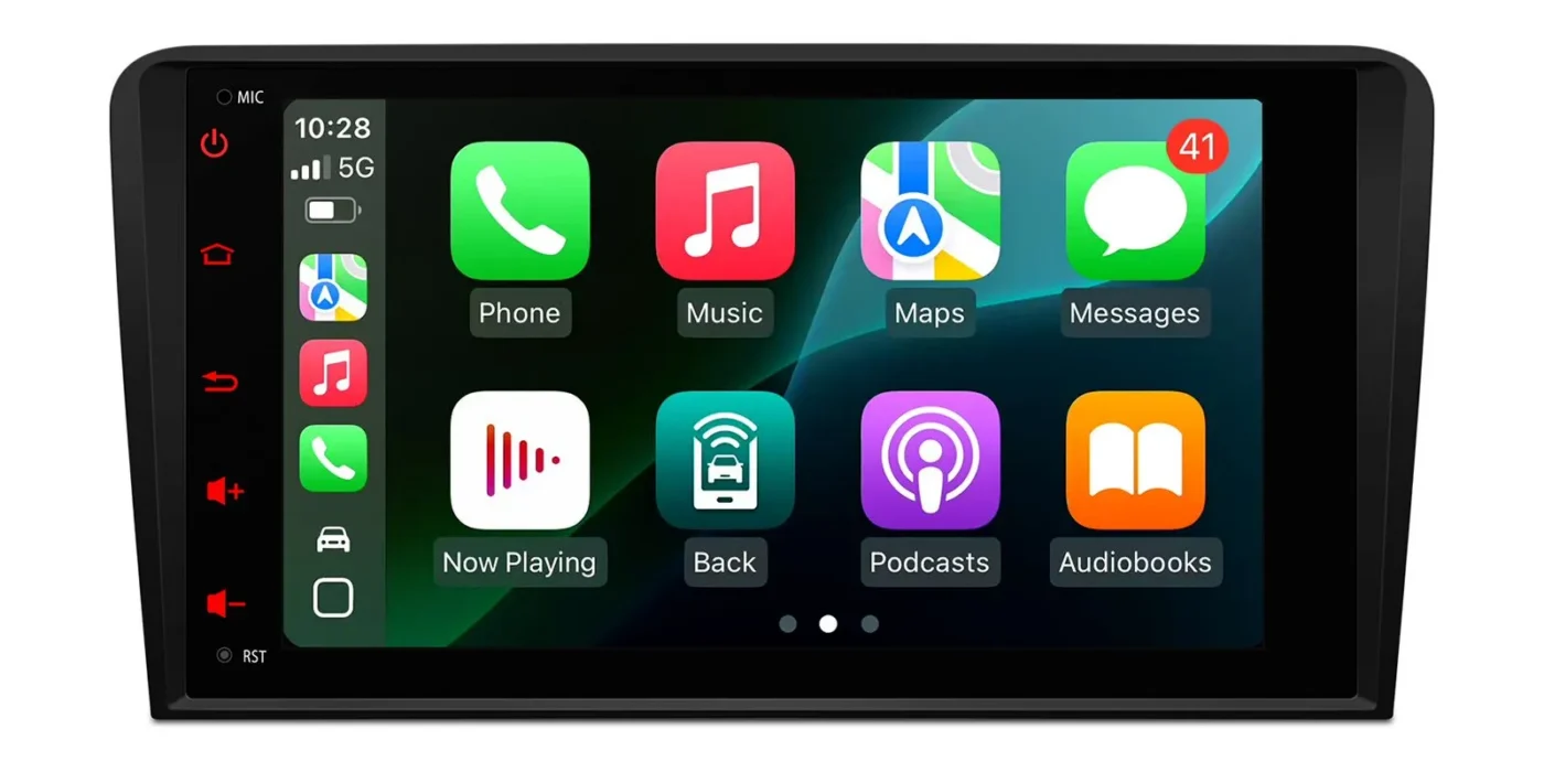 Audi A3 (2003-2012) | Android 14 | 4+64GB | GPS autoraadio ja multimeediakeskus - Apple CarPlay ja Android Auto