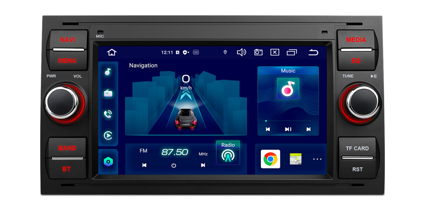 Ford C-Max | S-Max | Galaxy | Focus | Transit (2005-2011) | Android 14 | 4+64GB | 4G | GPS autoraadio ja multimeediakeskus - Muuda oma auto multimeediakogemus nutikamaks ja kaasaegsemaks