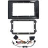 AutoDIGI F0722: 10,1-tollise Android-ekraani paigaldusraam ja juhtmekomplekt, Volkswagen Passat B6 / B7 / Multivan / Transporter T5 / T6 / Amarok / Tiguan / Touran / Sharan