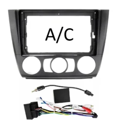 AutoDIGI F1011: 9-tollise Android-ekraani paigaldusraam ja juhtmekomplekt, BMW 1. seeria E81 / E82 / E87 / E88
