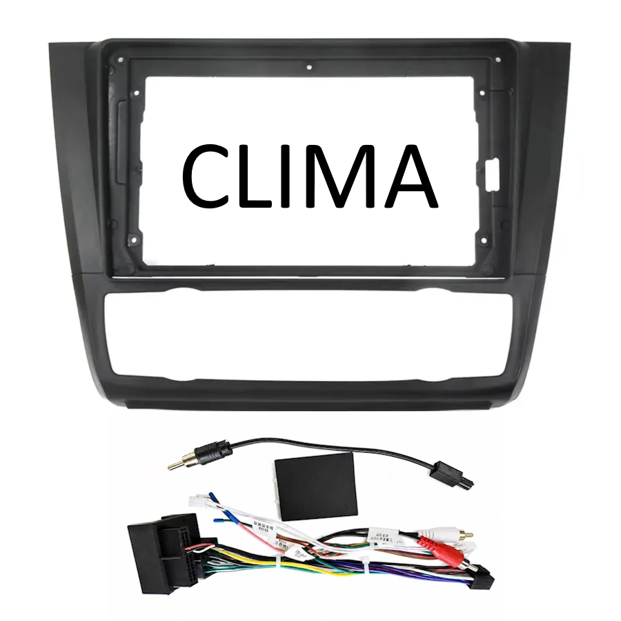 AutoDIGI F1012: 9-tollise Android-ekraani paigaldusraam ja juhtmekomplekt, BMW 1. seeria E81 / E82 / E87 / E88