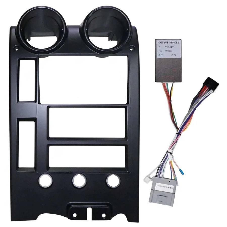 AutoDIGI F1057A: 9-tollise Android-ekraani paigaldusraam ja juhtmekomplekt, Hummer H2