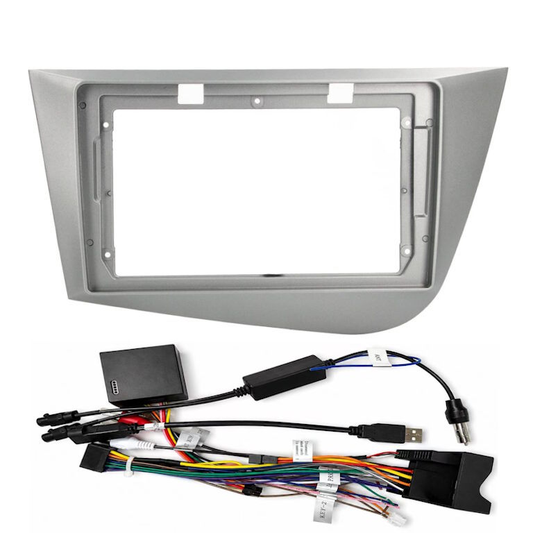 AutoDIGI F2008: 9-tollise Android-ekraani paigaldusraam ja juhtmekomplekt, Seat Altea XL