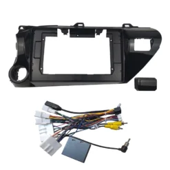 AutoDIGI F9141L: 10,1-tollise Android-ekraani paigaldusraam ja juhtmekomplekt, Toyota Hilux Pick Up AN120