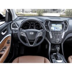 Näide auto Hyundai Santa Fe 3 originaalraadio ja armatuurlaua fotost sobivuse kontrollimiseks