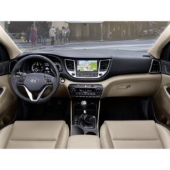 Näide auto Hyundai Tucson originaalraadio ja armatuurlaua fotost sobivuse kontrollimiseks