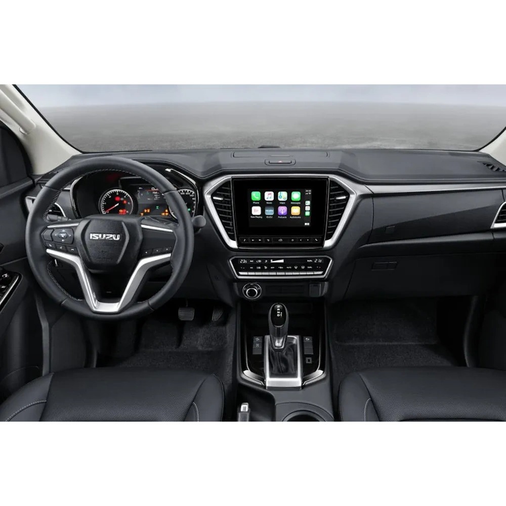 Näide auto Isuzu D-Max originaalraadio ja armatuurlaua fotost sobivuse kontrollimiseks