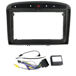 AutoDIGI F9438B: 9-tollise Android-ekraani paigaldusraam ja juhtmekomplekt, Peugeot 308 / 408 / RCZ