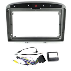 AutoDIGI F9438S: 9-tollise Android-ekraani paigaldusraam ja juhtmekomplekt, Peugeot 308 / 408 / RCZ