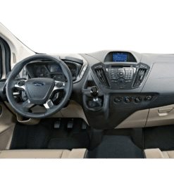 Näide auto Ford Transit Custom / Tourneo Custom originaalraadio ja armatuurlaua fotost sobivuse kontrollimiseks