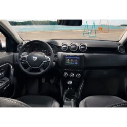 Näide auto Dacia Duster originaalraadio ja armatuurlaua fotost sobivuse kontrollimiseks