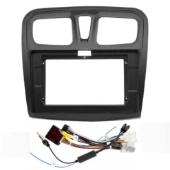 AutoDIGI F9698B: 9-tollise Android-ekraani paigaldusraam ja juhtmekomplekt, Dacia Logan / Sandero