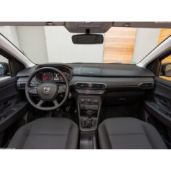 Näide auto Dacia Sandero originaalraadio ja armatuurlaua fotost sobivuse kontrollimiseks