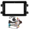 AutoDIGI F9778: 9-tollise Android-ekraani paigaldusraam ja juhtmekomplekt, Fiat Ducato / Citroën Jumper / Peugeot Boxer