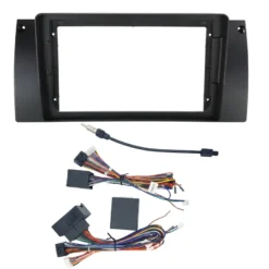 AutoDIGI F9800B: 9-tollise Android-ekraani paigaldusraam ja juhtmekomplekt, BMW X5 E53