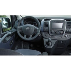 Näide auto Renault Trafic III / Opel Vivaro / Fiat Talento / Nissan NV300 originaalraadio ja armatuurlaua fotost sobivuse kontrollimiseks